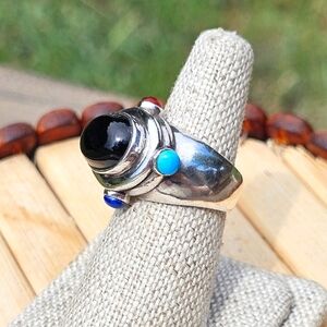 925 sterling & stone ring